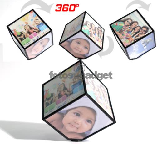 Cubo Girevole personalizzato con foto - Idea regalo per la casa