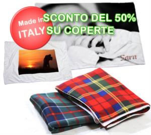 Coperte personalizzate con foto e grafiche