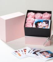 rose stabilizzate e profumate personalizzate con foto