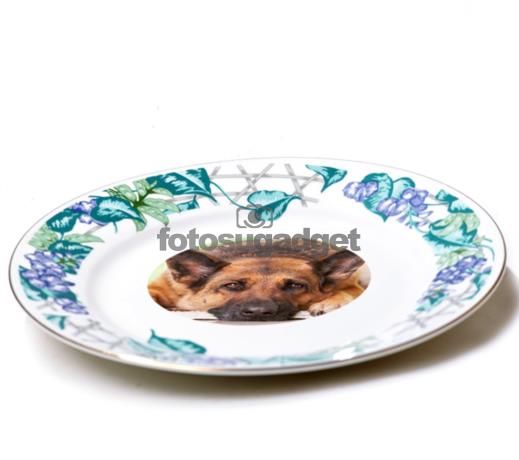 piatto in ceramica personalizzato con foto
