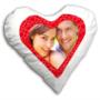 Cuscino cuore personalizzato con foto