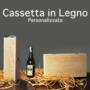 Stampa su cassette per il vino in legno